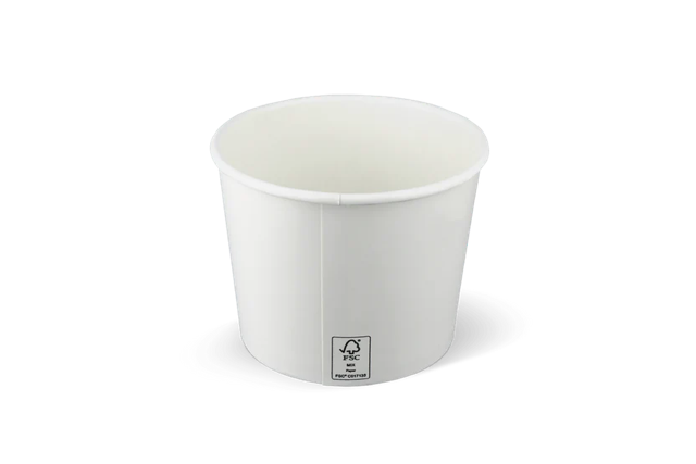 Ice cream cup Carton 300ml Ø9 cm 10oz FSC®Mix White (1.000 pcs)