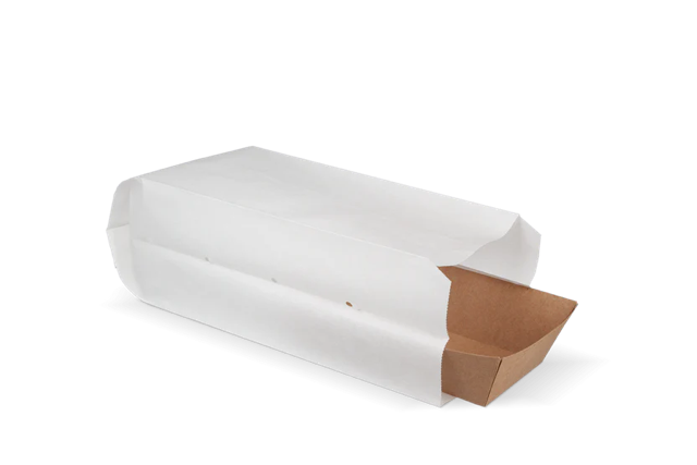 Snackzakken geperforeerd papier (0.5 pond) 10,5x8,5x27 cm wit 45gr (1.800 stuks) [TK-9987485]