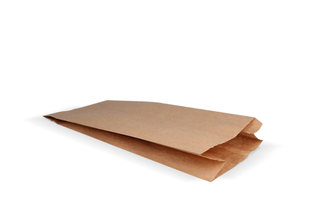 Snackzakken geperforeerd papier (1 pond) 14x8x32 cm kraft 50gr (1.200 stuks) [TK-9987486]