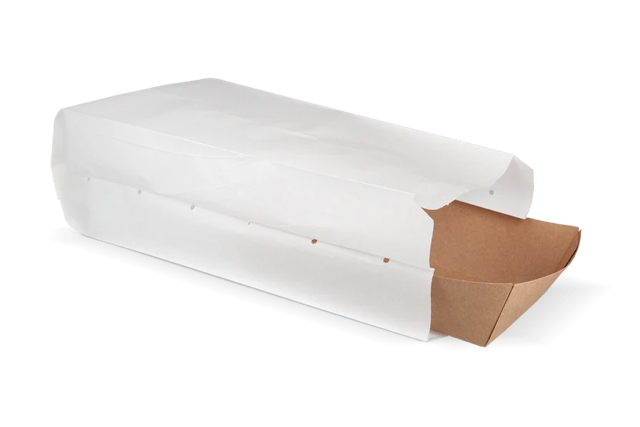 Snackzakken geperforeerd papier (3 pond) 16x10x36 cm wit 45gr (1.000 stuks) [TK-9987491]