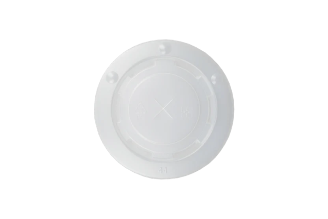 Deksel plastic Milkshakebeker plat met kruis Ø9 cm (1.000 stuks) [TK-9987536]