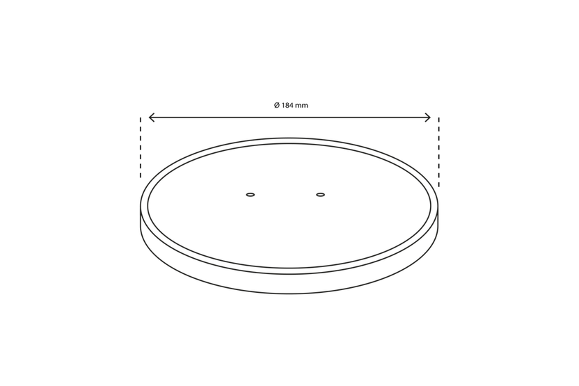 Deksel Salade Poke Bowl 900-1300ml Ø18,4cm wit (150 stuks) [TK-9987596]