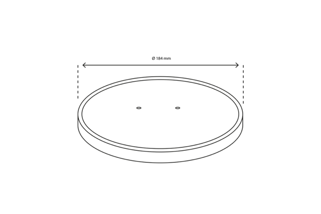 Deksel Salade Poke Bowl 900-1300ml Ø18,4cm wit (150 stuks) [TK-9987596]
