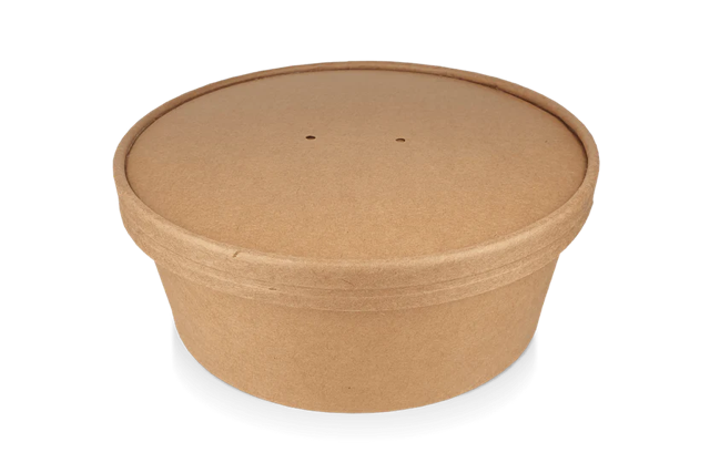 Deksel Salade Poke Bowl 900-1300ml Ø18,4cm kraft (150 stuks) [TK-9987597]