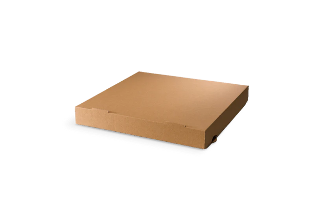 Pizzadozen 24x4x24cm kraft bruin (100 stuks) [TK-9987693]
