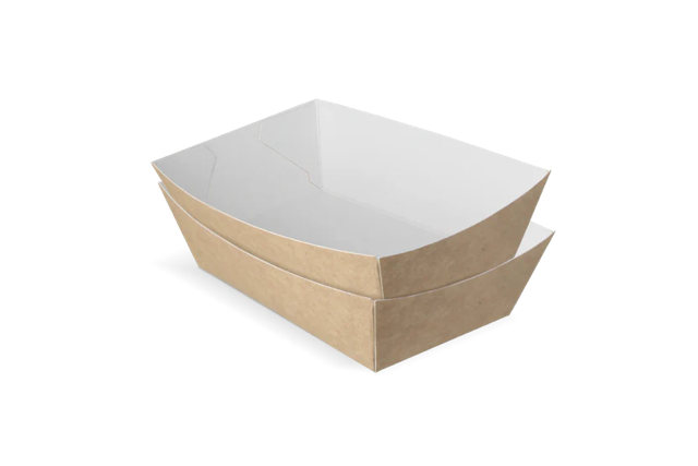 Frietbakjes A9 kraft/wit (400 stuks) [TK-9987892]