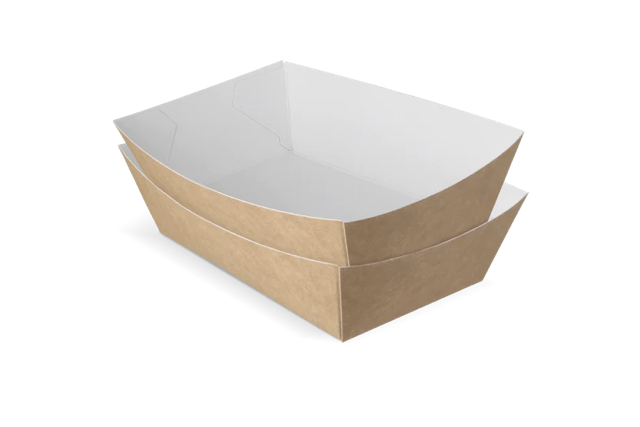 Frietbakjes A13 kraft/wit (400 stuks) [TK-9987893]