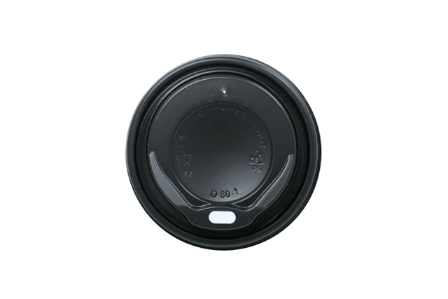 Koffiebeker deksels zwart Ø8 cm (1.000 stuks) [TK-9987940]