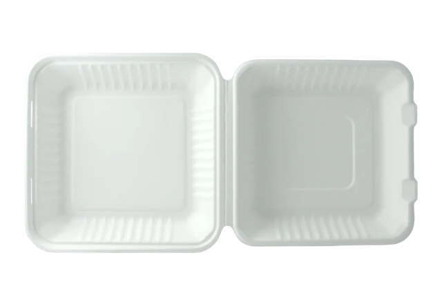 Menubox 1-vaks suikerriet 23,3x8,1x23,3 cm (200 stuks) [TK-9988194]