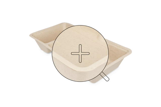 Frietbakjes A23 (A7+1) suikerriet (500 stuks) [TK-9988307]