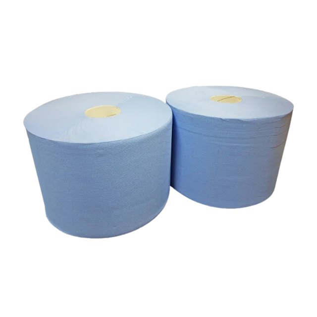 Industry Cleaning Roll 2 ply 26cm 190m blue (2 pcs)