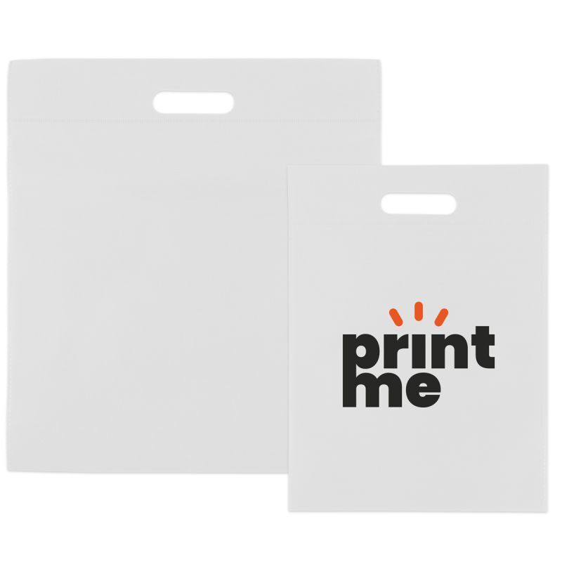 Draagtassen Non-Woven Wit 30x40 cm (400 stuks) [FP-DNW021]