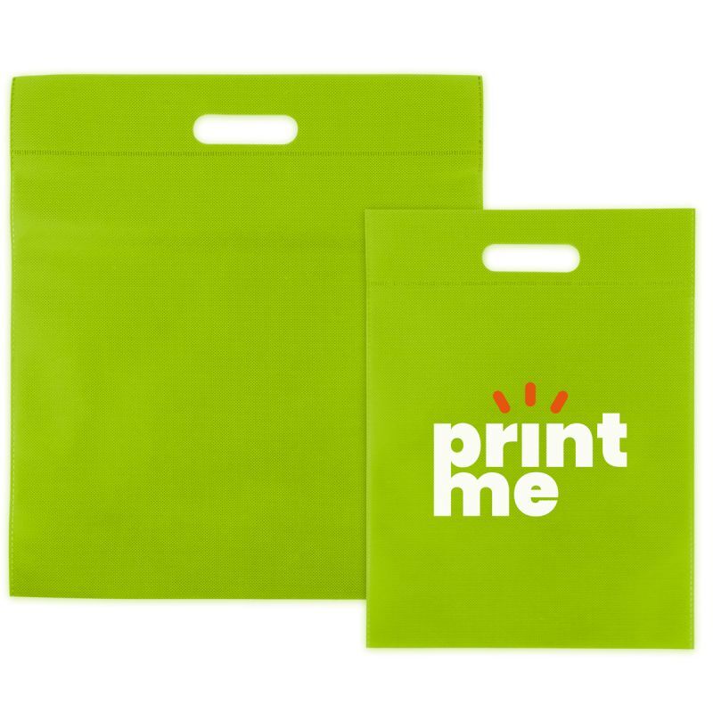 Draagtassen Non-Woven Groen 30x40 cm (400 stuks) [FP-DNW025]