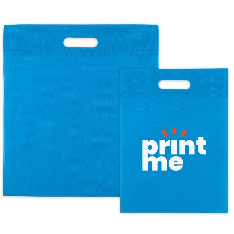 Draagtassen Non-Woven Blauw 30x40 cm (400 stuks) [FP-DNW029]