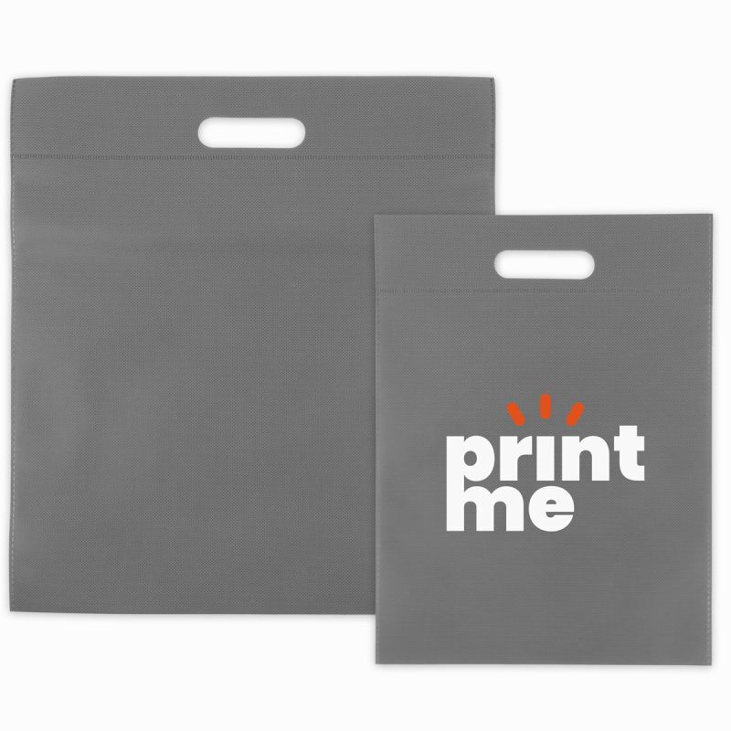 Draagtassen Non-Woven Lichtgrijs 30x40 cm (400 stuks) [FP-DNW033]