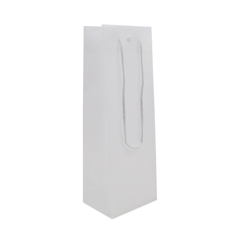 Plastic wijnflestassen Frosted 12+10x36 cm (100 stuks) [FP-DQC025]