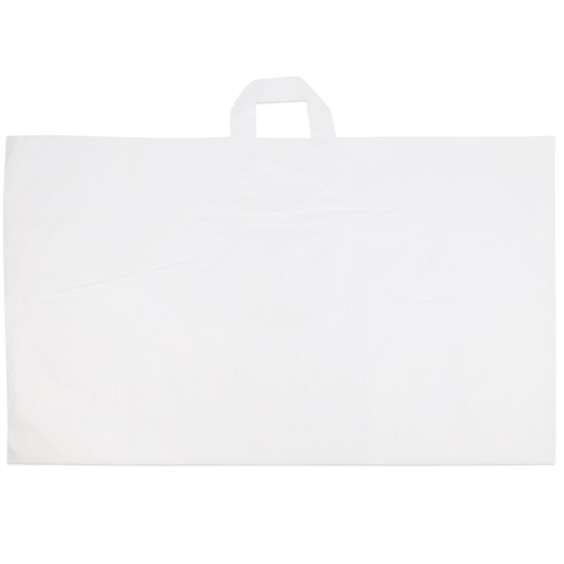 Plastic Draagtassen Frosted 75x45+2x5 cm (250 stuks) [FP-DQL012]