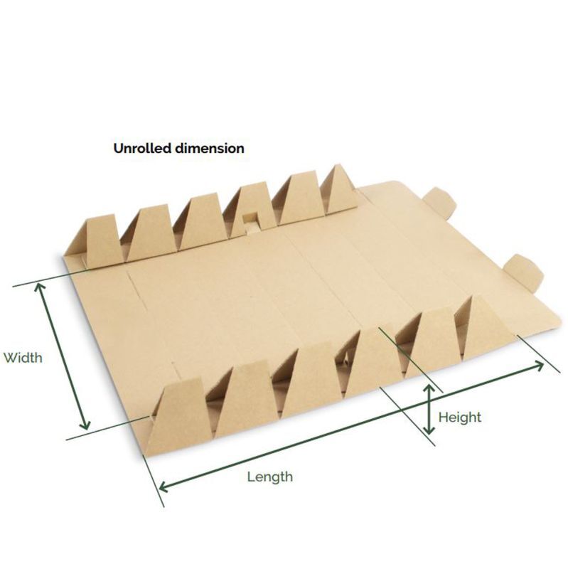 Rollor Verzenddoos 62,7x9,2x8,2 cm Bruin (25 stuks) [FP-ROL005]