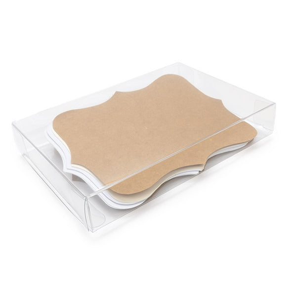 Kristalheldere Dozen rPET 10,5x2,5x15,6cm (25 stuks) [FPB167R]