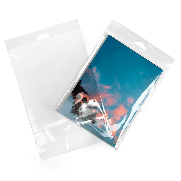 Headerbags 14,8x19,1cm met beschermende Sluiting (100 stuks) [HB7B2PC]