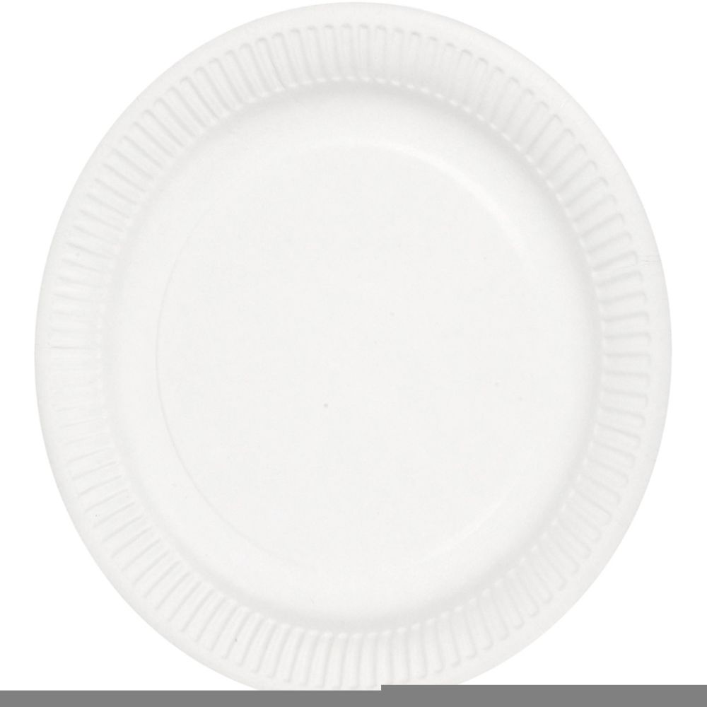 Papieren bord, d 23 cm, 100 stuk/ 1 doos [HOB-13206]