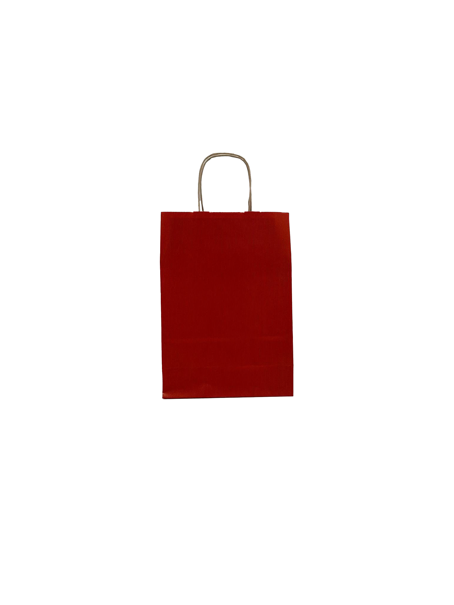 Draagtassen Papier Donkerrood 22+10x31cm Kraft Papier 90 grams (50 stuks) [PAM2231DKR]
