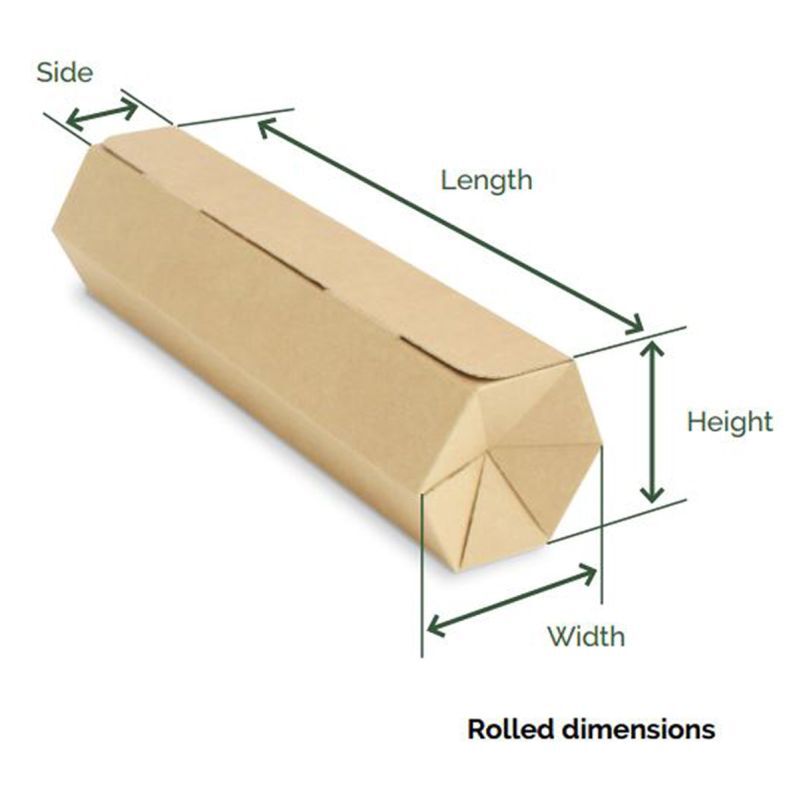 Rollor Verzenddoos 51,2x21,2x18,8 cm Bruin (25 stuks) [FP-ROL004]