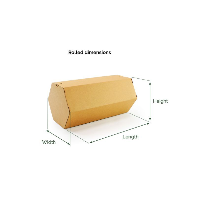 Rollor Verzenddoos 66x28x24,5 cm Bruin (25 stuks) [FP-ROL007]