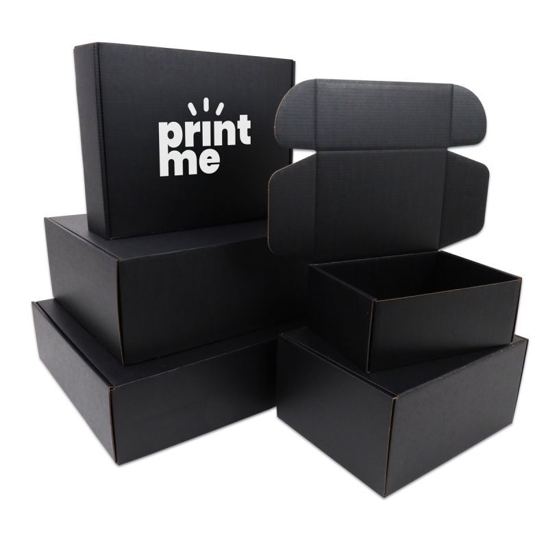 Verzenddozen 39x30x14 cm Zwart (50 stuks) [FP-VPD106]
