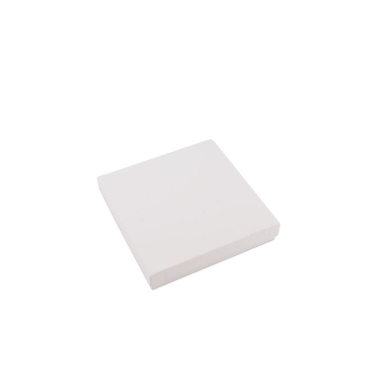 Kraft Gift Boxes with Lids 17,7x17,7x3,2cm White