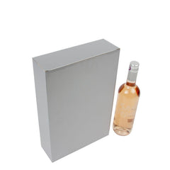 Kartonnen wijnflesdozen 24x8x36 cm Zilver (30 stuks) [FP-VWL006]