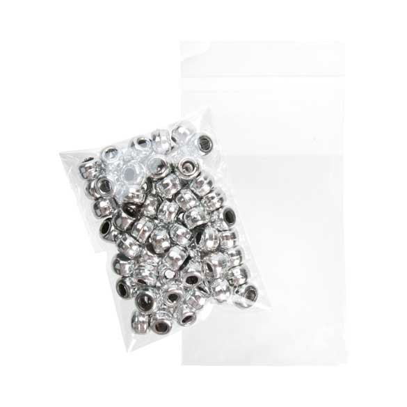 Plastic Zakken 5,5x7,5cm Transparant en Hersluitbaar (100 stuks) [B23]