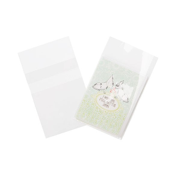 Plastic Zakken 7,5x9,5cm Transparant en Hersluitbaar (100 stuks) [B2XLPC]