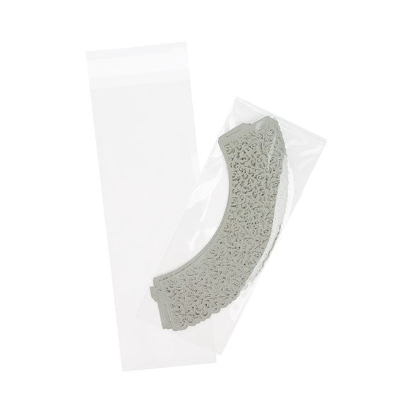 Plastic Zakken 8,6x25,4cm Transparant en Hersluitbaar (100 stuks) [B310]