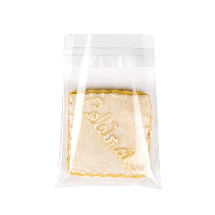 Plastic Zakken 8,5x9cmTransparant en Hersluitbaar (100 stuks) [B33XL]