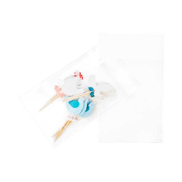 Plastic Zakken 8x11cm Transparant en Hersluitbaar (100 stuks) [B34C]
