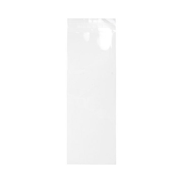 Plastic Zakken 12,4x33,3cm Transparant en Hersluitbaar (100 stuks) [B413]
