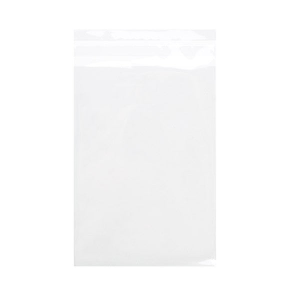 Plastic Zakken 12,5x18cm Transparant en Hersluitbaar (100 stuks) [B47]