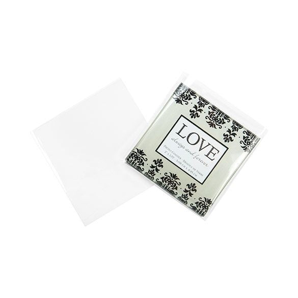 Plastic Zakken 10,2x10,5cm Transparant (100 stuks) [B4X4NF]