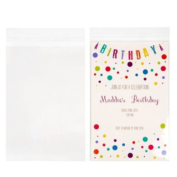 Plastic Zakken 14,4x20,8cm Kristalhelder (100 stuks) [B5H8]