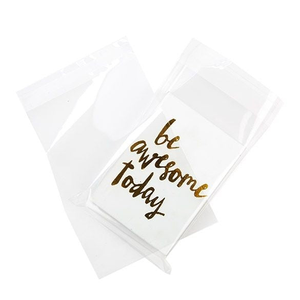 Plastic Zakken 17,3x25,4cm Transparant en Hersluitbaar (100 stuks) [B610]