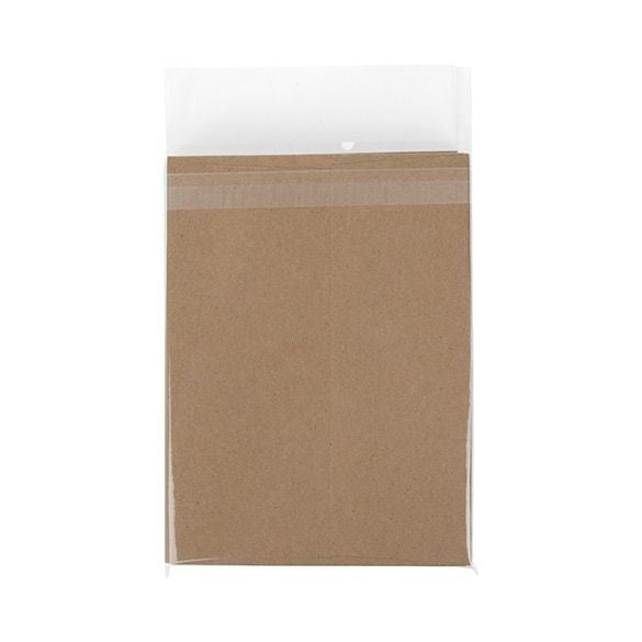 Plastic Bags 13.8x17.9cm Transparent Peel and Seal