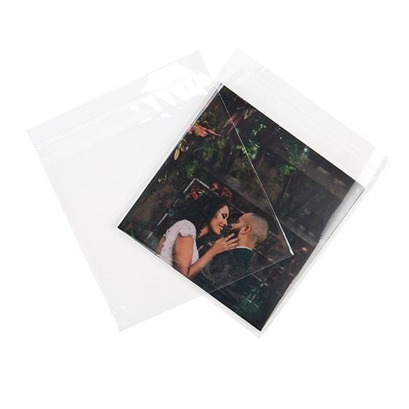 Plastic Zakken 16,4x15,9cm Transparant en Hersluitbaar (100 stuks) [B6X6]