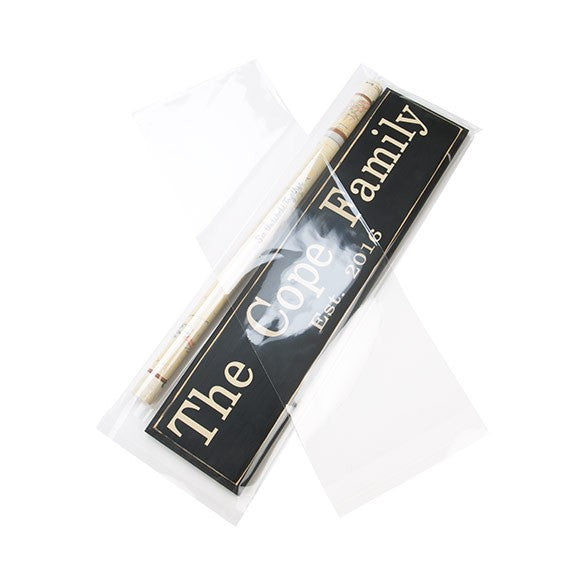 Plastic Zakken 21,4x61,6cm Transparant en Hersluitbaar (100 stuks) [B824]