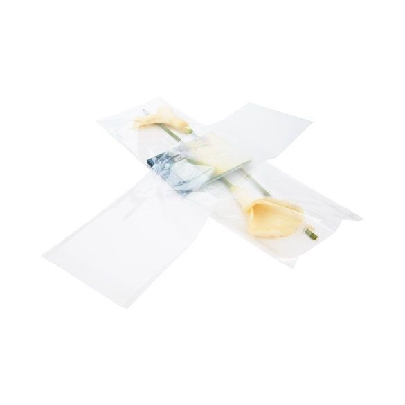 Plastic Zakken 21,4x69,2cm Transparant en Hersluitbaar (100 stuks) [B827]