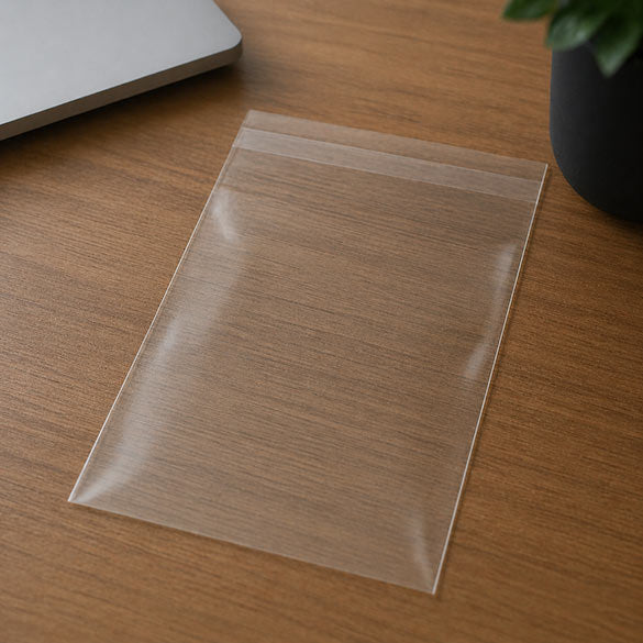 Plastic Zakken 23,5x28,9cm Transparant en Hersluitbaar (100 stuks) [B911PC]