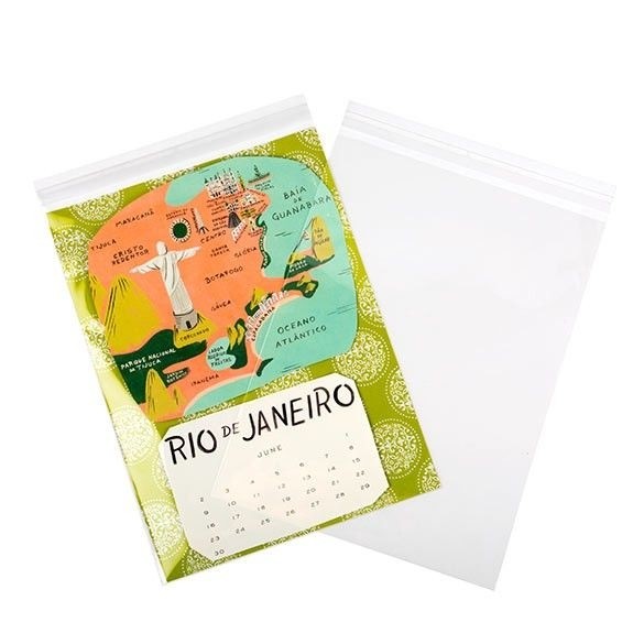 Plastic Zakken 22,9x30,5cm Transparant en Hersluitbaar (100 stuks) [B912]