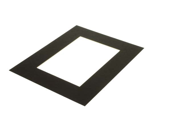 Passepartout Zwart 27x34,6cm Venster - Buitenmaat 40,6x50,8cm (10 stuks) [MS20047]
