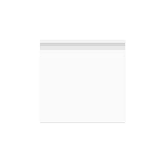 Plastic Bags 24,5x24+4cm Transparent Peel and Seal