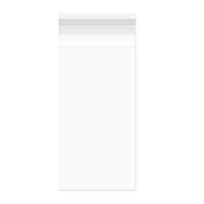 Plastic Zakken 9,5x18,5cm Transparant en Hersluitbaar (100 stuks) [B37M]